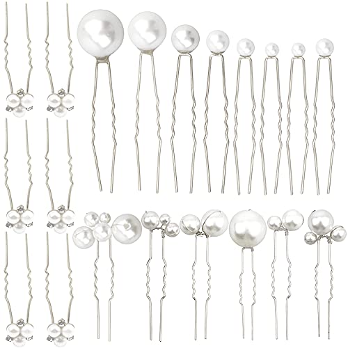 Épingles à cheveux en perles mariée anti-glisse pour fixer voile de fête
