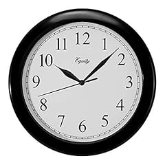 Equity by La Crosse 25203 10 Inch Clock, Black, Pack of 1 Equity by La Crosse 25203 10 Inch Clock, Black, Pack of 1 product image