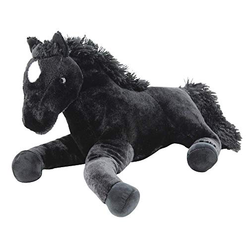 Sweety Toys Peluche XXL Cheval Poulain, Noir Poulain, Peluche Douce Cheval 5185 Cover
