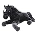 Sweety Toys- Cavallo di Peluche, Colore Nero, 5185