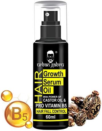 زيت مصل نمو الشعر بزيت الخروع من أوربانجابرو – زيت للتحكم في تساقط الشعر للرجال والنساء