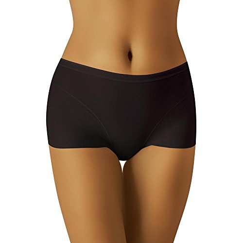 Maxi-Slips Wolbar WB135 Noir XXL : culotte haute idéale sous vos robes