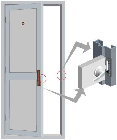 Visionis VIS-EL104-FSESA 2200lbs Standard Heavy Duty Adjustable Electric Door Strike Lock Fail Safe or Fail Secure 12VDC and 24VDC for Access Control System