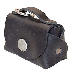 Hide & Drink, Tiny Handbag with Key Ring Holder Handmade from Full Grain Leather