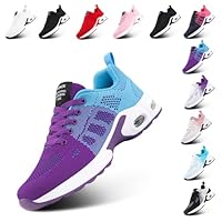 Hitmars Zapatillas Running Mujer Deportivas Zapatillas Deporte Morado-2 EU39
