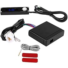 12V Car Universal LED Digital Display Turbo Timer, Turbine Device Time Retarder, Auto Modified Parking Control Kit Blue Light