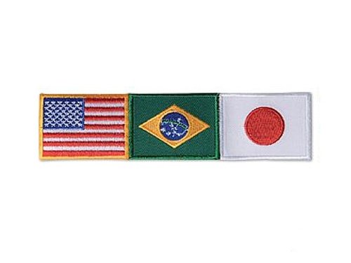 USA America /Brazil / Japan Patch - Small