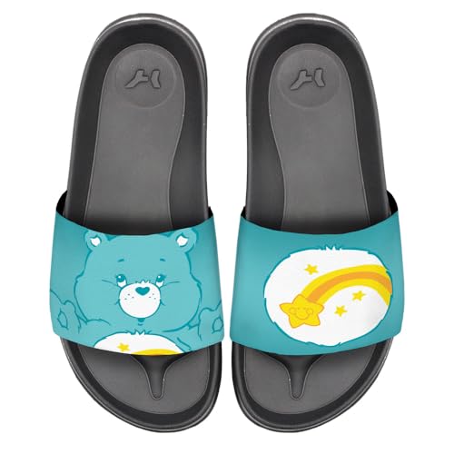 Popfunk Care Bears Wish Bear Unisex Adult Slides Sandals Officially Licensed Hypd Slydr Switch™