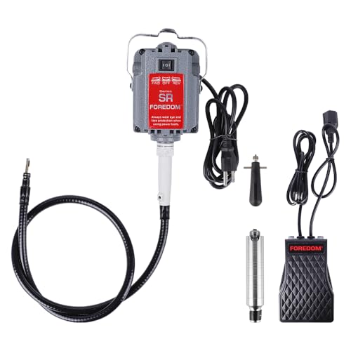 GJ FAFA 0-18000 RPM SR Hanging Flex Shaft Rotary Tool - Electric Hanging Grinder Carver for Polishing and Grinding - Ideal for Metal, Wood, and Jewelry Crafting