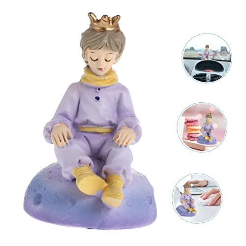 Amosfun Enfeites Príncipe Colecionável Estatueta Estátua Do Príncipe Decoração De Aquário Figura De