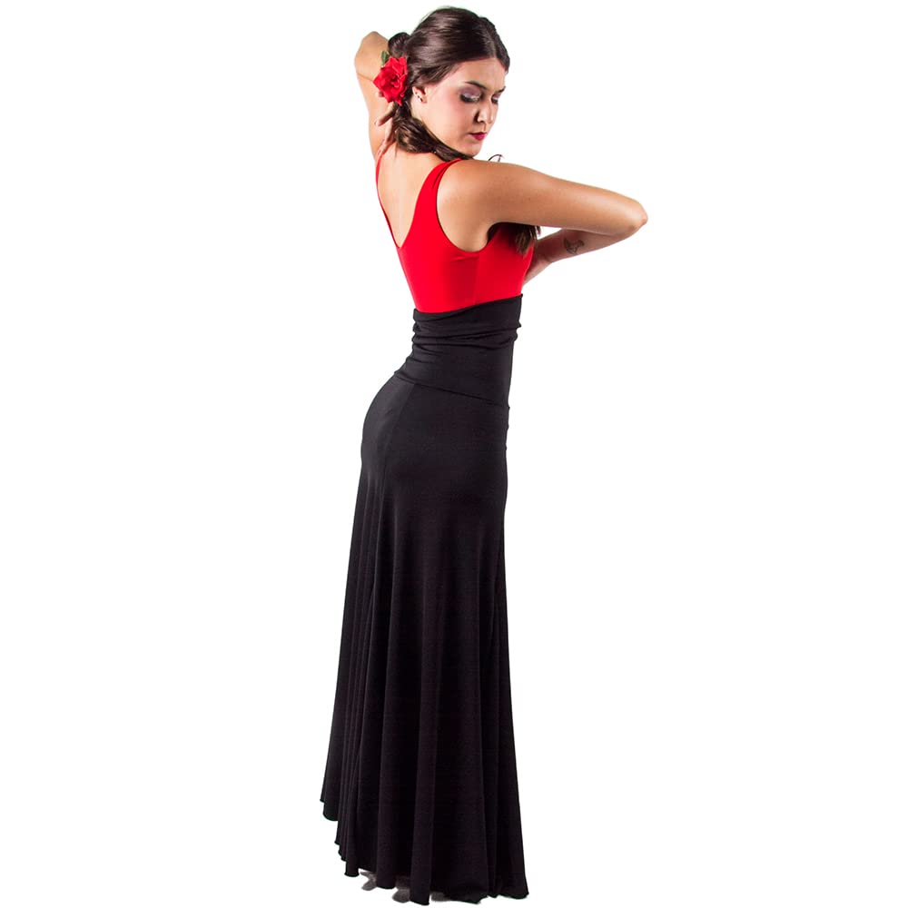 Faldas De Baile Flamenco 4 Godet Cintura Alta