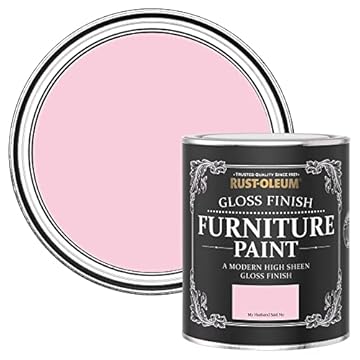 Rust-Oleum Pink Furniture Paint in Gloss Finish - My Husband Said No 750ML, SHDRCT872
