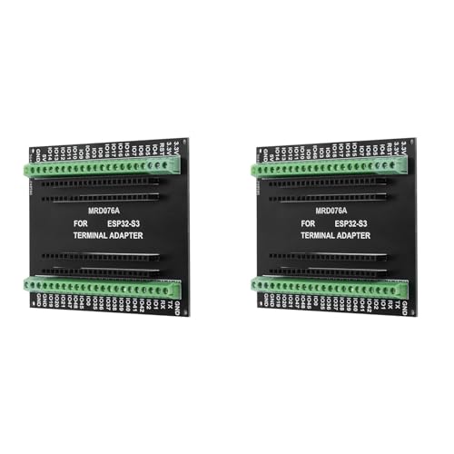 Bloepum 2X ESP32-S3 GPIO 1 Into 2 Breakout Board Double-Layers Expansion Board with N8R2/N16R8 Development Board B
