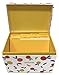 Kate Spade New York Recipe Box with Cards and Dividers, Kitchen Organizer Includes 40 Double Sided Recipe Cards and 8 Divider Tabs, Citrus Twist