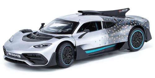 Image of Sky Tech AMG ONE SUV Car 1:32 Scale Model Car Exclusive Alloy Metal Pull Back Die-cast Diecast Metal Pullback Toy Openable Doors & Light Music Best Gifts Toys Kids【Colors as Per Stock】