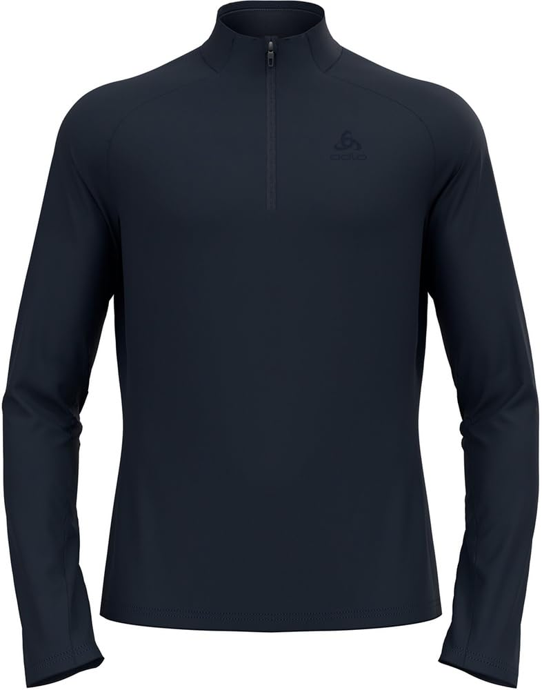 Fleecepullover Odlo Essential Light de hombre con media cremallera y manga larga 2