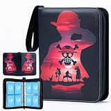400 Pockets One Piece Card Binder,Portable Waterproof PU Storage Album,S490