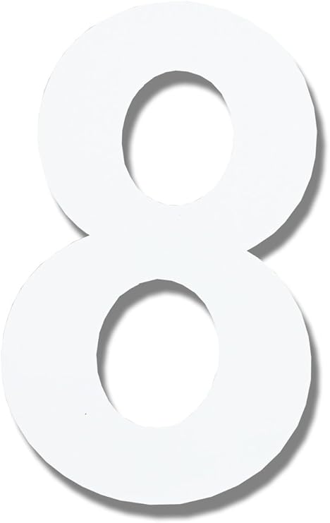 Amazon Co Jp 東洋マーク レーシングゼッケン 3枚入り 白 小 8 エイト