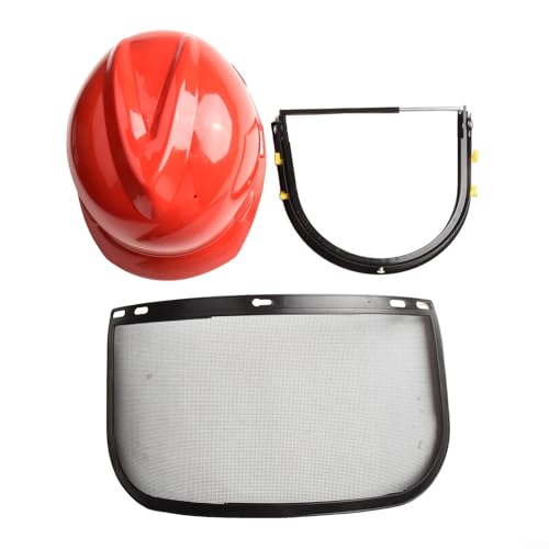 Casco di sicurezza regolabile per motosega per protezione contro detriti volanti in lavori all'aperto