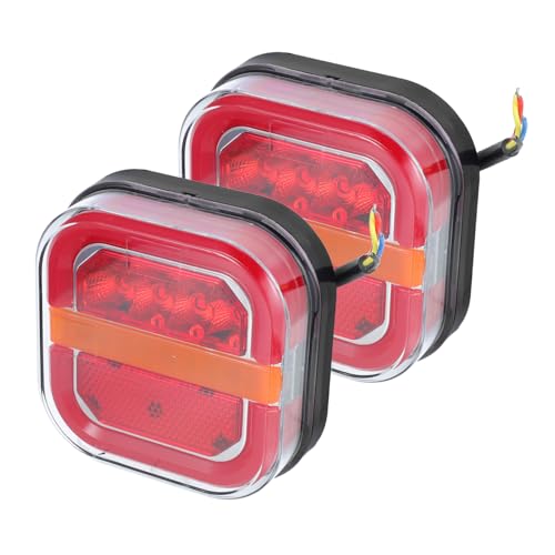 Feux arrière LED 24 diodes au design esthétique moderne pour remorques et camions