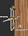 Wooden Door Lock Mortiser Kit - 5 Blades Mortising Jig Tool for Precision Lock Hole Opening, Durable Door Fitting Solution, Easy to Use for DIY Enthusiasts