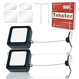 Retractable Remote Control Tether 6.5 ft,Remote Rescuer 2 Pcs,Never Lose Your Tv Remote Again,Gaming Controller,Air Conditioner Remote Control - Tnkcter