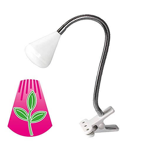 Bioledex goleaf - Lámpara LED con pinza (2u00a0W para iluminación de plantas)