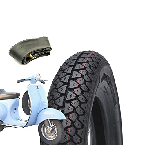 GOMMA COPERTONE 3.50-10 + CAMERA PER VESPA 125 150 200 PX ARCOBALENO PNEUMATICO DEESTONE 51J D795 4PR E4