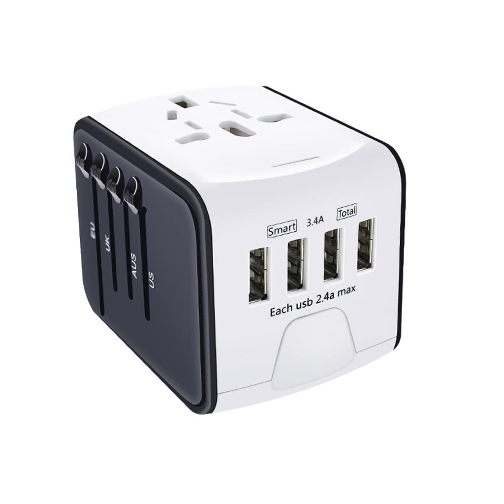 Adaptador de Viaje Universal Adaptador de Cargador de energía Internacional Convertidor de Enchufe multifunción Internacional portátil de Viaje