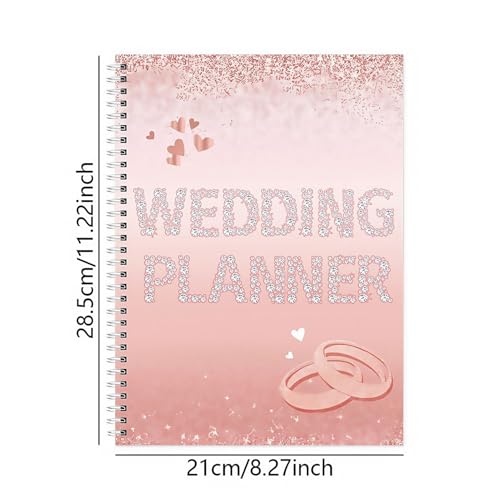 Carnet de notes keepsake et organisateur de mariage complet pour planifier la réception - 5