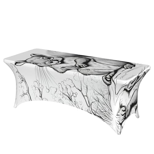 Nappe de table extensible sans pli pour table pliante de banquet - 2