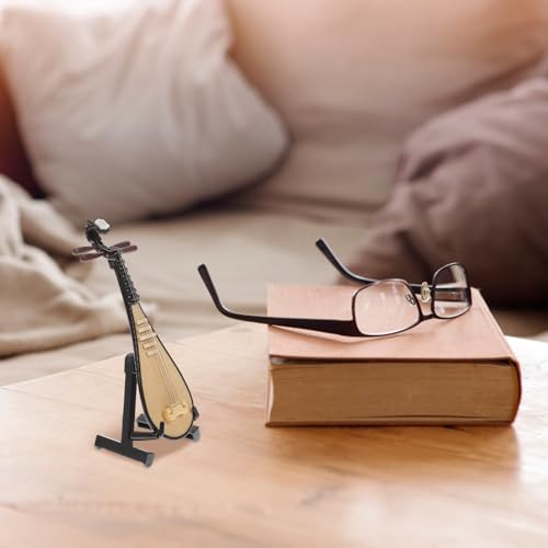 Pipa en miniatura realista de madera fina para coleccionistas de arte 7