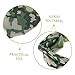 OATIPHO 2pcs Camo Headband for Youth Soft Flexible Sweatband for Sports Fashionable Workout Hair Accessories for Boys Girls Comfortable Camouflage Design