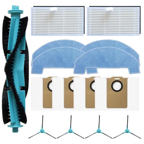 Ensemble d'accessoires pour robot aspirateur Ultenic pour T20 Pro, Honor S3, R3, T10 pour Lite, kit de rechange avec brosse principale, filtres, chiffons de serpillère, sacs à poussière, brosses