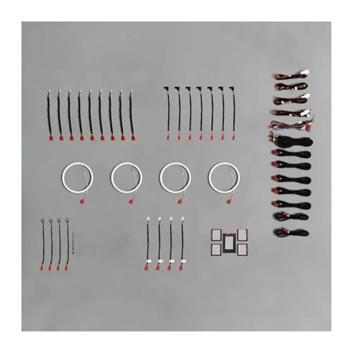 Atmosphere Lamp Compatible with Geely 01 Interior Light Replacement Screen Control 19 Lights Atmosphere Lamp(B)