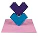 Classic Baseplates for Building Bricks - Set of 4 Large Pink & Purple 10