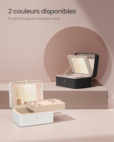 Boîte à Bijoux anti-poussière pour protéger colliers et bagues