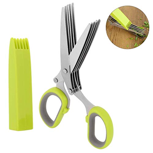 Flameer A Cozinha Resistente De 5 Séries Que Cozinha Scissor O Cortador Vegetal De Aço Inoxidável