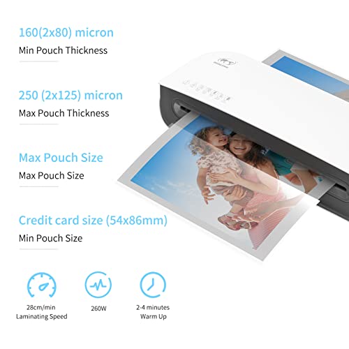 SL289 Desktop Laminador Conjunto de Máquinas A4 Tamanho Laminação Quente e Fria Sistema de 2 Rolos 9