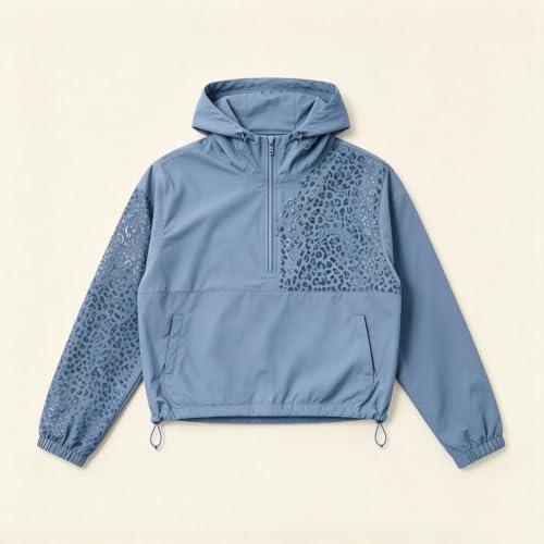 Elneeya Women Windbreaker Jacket Water Resistant Quick Dry Hood Rain Jacket - image 7