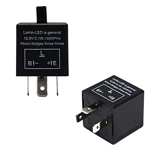 Centrale clignotant LED 12V ajustable CF14 3 pin blinker relay auto - 8