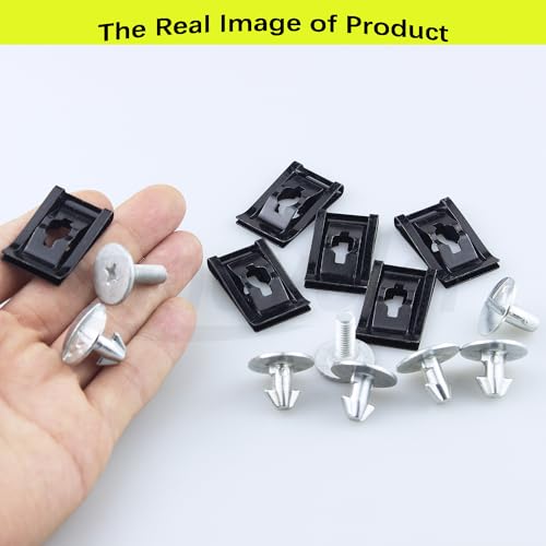 Image of Lower Engine Cover Pin Screws Bolts Splash Shield Hardware Aftermarket Replacement Parts Fit for Honda Accord Civic CRV Acura. OEM#:90674-TY2-A01 90105-TBA-A00 90673-TY2-A01.