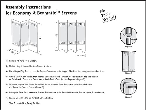 Omnimed 153093-15 Economy Privacy Screen thumb #5
