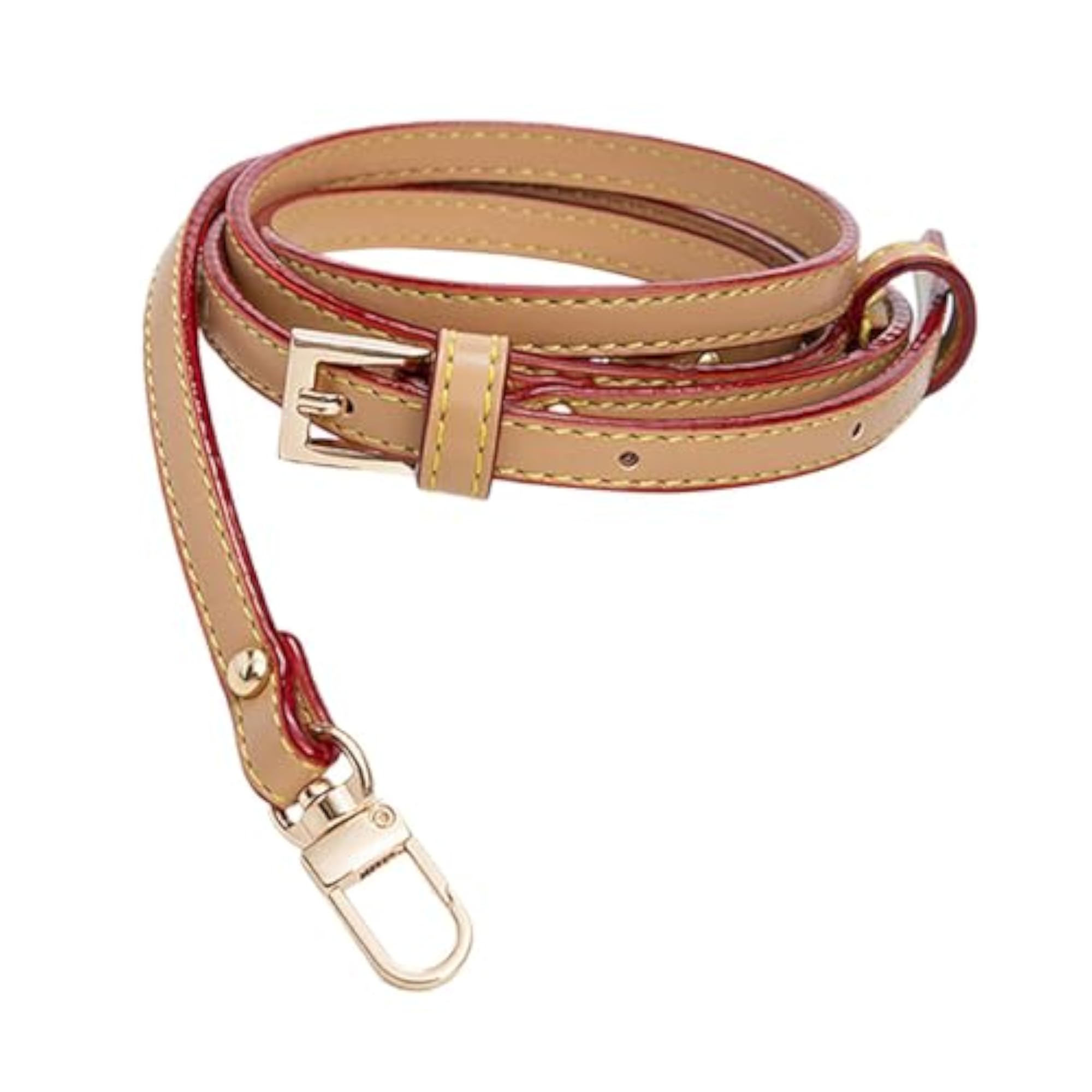 Trendy Dark Beige PU Leather Shoulder Bag Strap Replacement