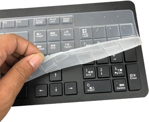 Protector de teclado para HP EliteOne 800 G4 silicona clara miniatura 5