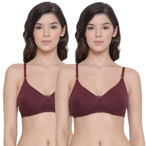 Image of Lyra Women's Cotton Non Padded Wire Free T Shirt Bra
