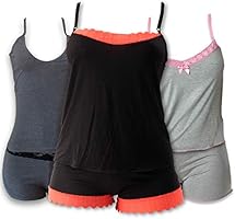 Kit 3 Baby Dolls Diversos Algodão e Viscose