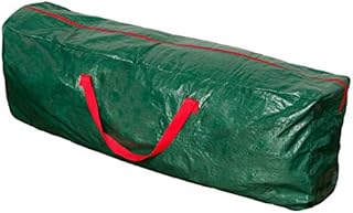 Hillington 7ft/9ft Christmas Tree Storage Bag - Heavy Duty Festive Season Xmas Tree Holder with Full Length Double Stitched Zip and Carry Handles (7ft Tree Storage)
