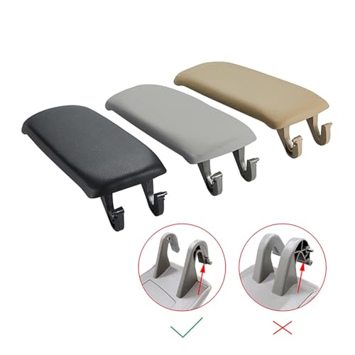 Housse accoudoir cuir beige pour réparer console A6 C5 - 2