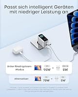 Anker 100W USB C Ladegerät, Smart Ladegerät, kompaktes 3-Port GaN Netzteil – Ansicht 6